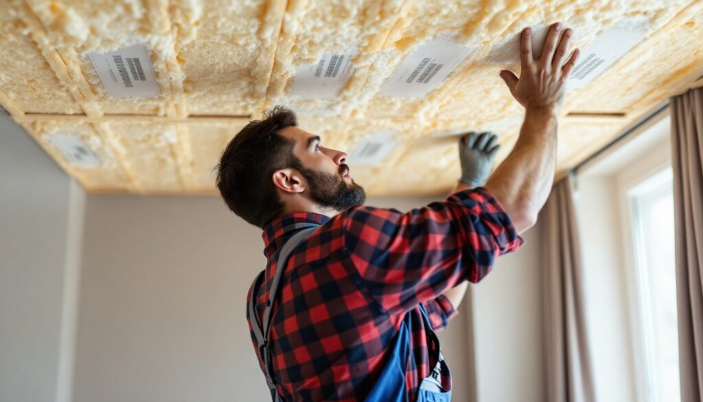 comment isoler un plafond déjà existant