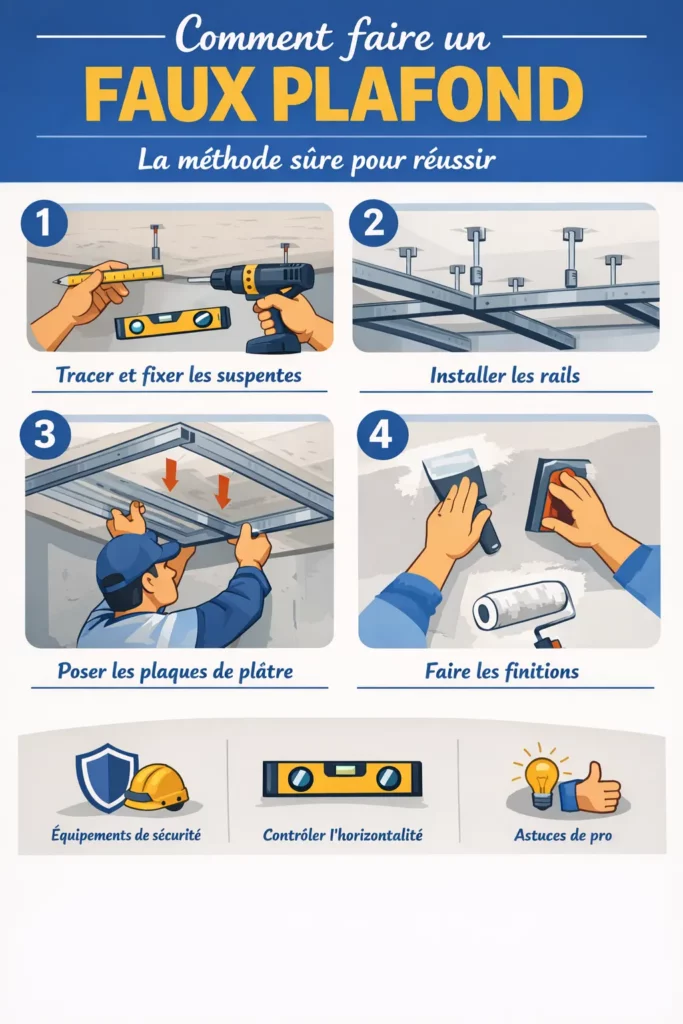 faire un faux plafond